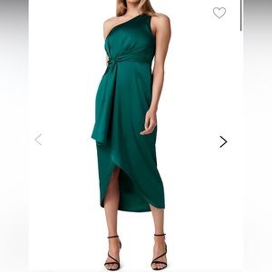 Haidee Petite One Shoulder Midi Dress